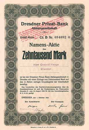 Dresdner Privat-Bank AG