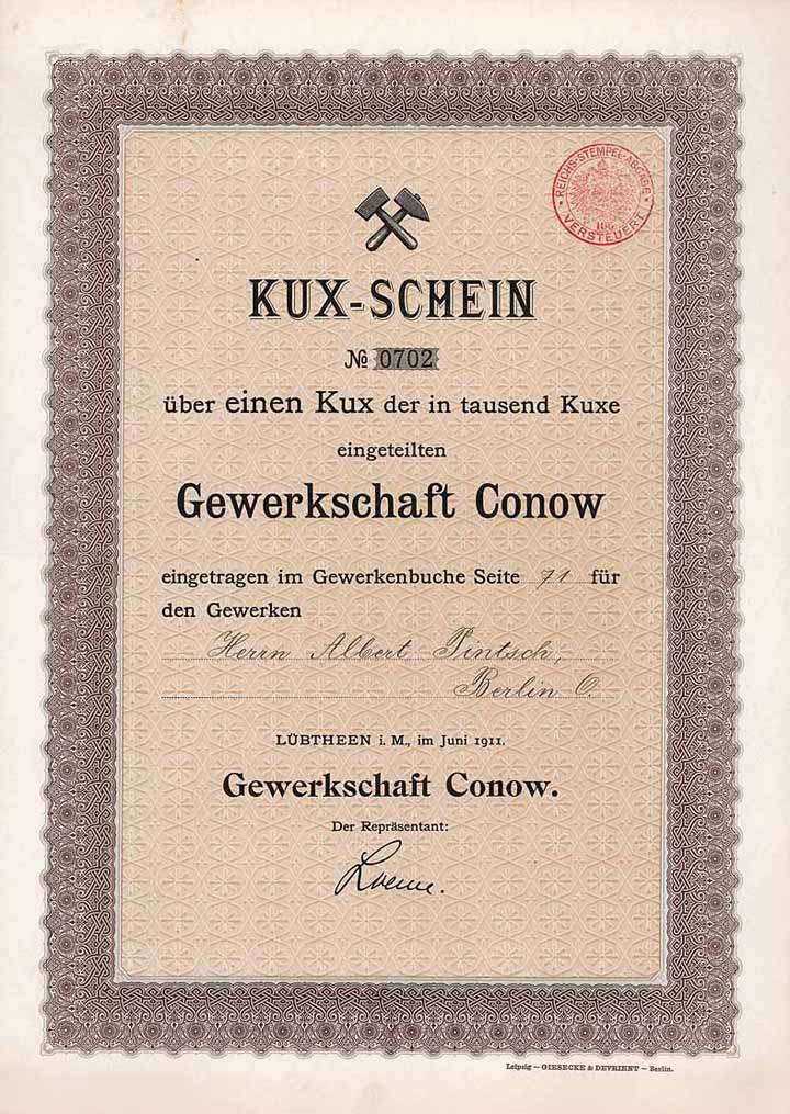 Gewerkschaft Conow