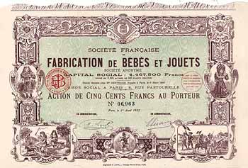Soc. Franc. de Fabrication de Bébés & Jouets S.A.
