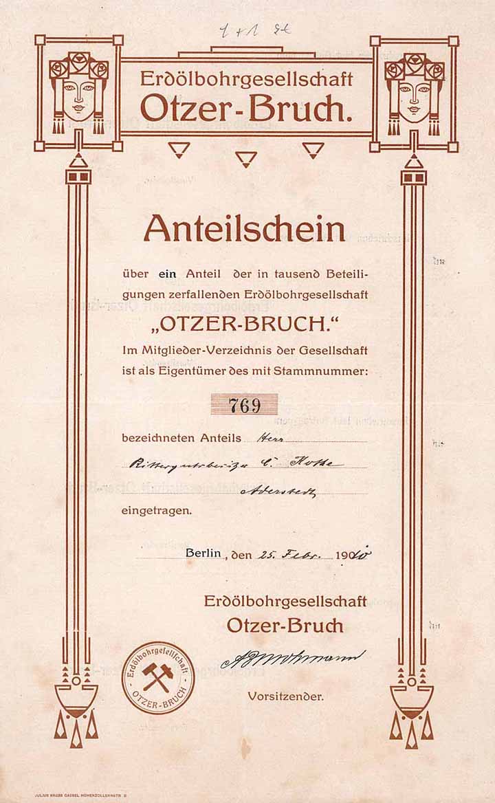 Erdölbohrgesellschaft Otzer-Bruch