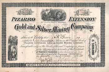Pizarro Extension Gold and Silver Mining Co.