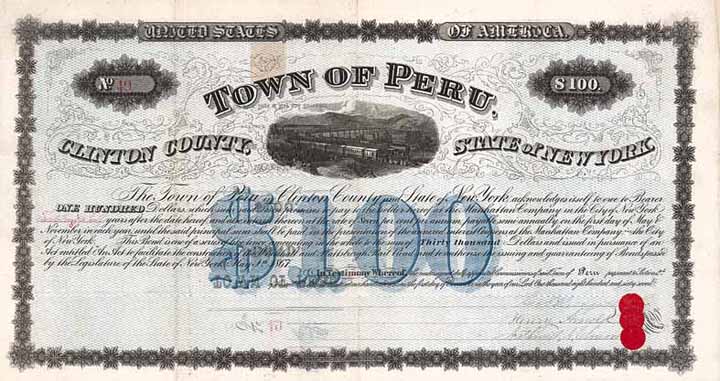 Town of Peru - Whitehall and Plattsburgh Railroad