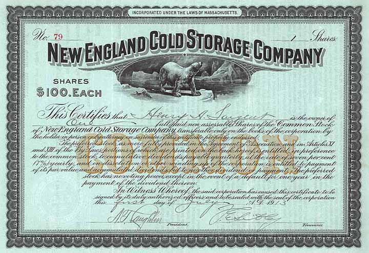 New England Cold Storage Co.