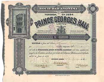 Prince George‘s Hall Ltd.