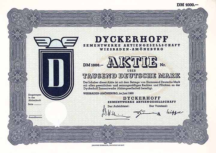 Dyckerhoff Zementwerke AG