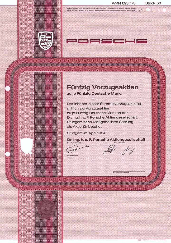 Dr. Ing. h.c. F. Porsche AG