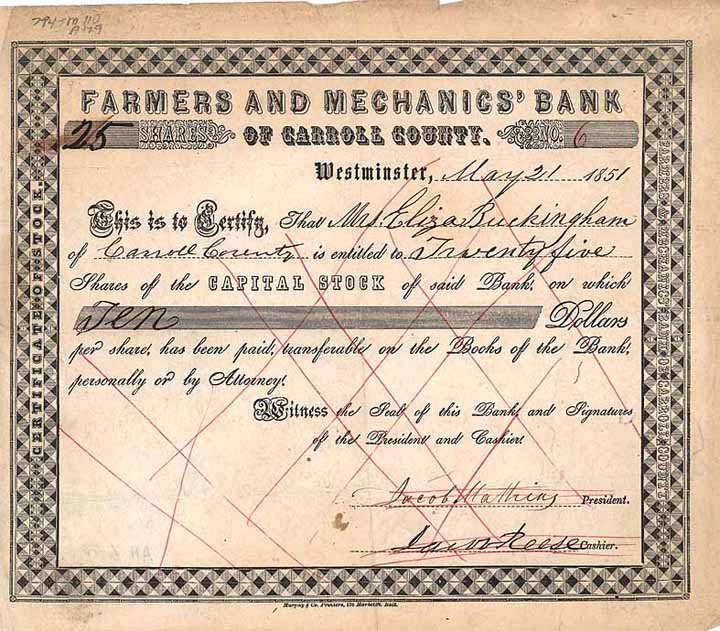 Farmers & Mechanics‘ Bank of Carroll County