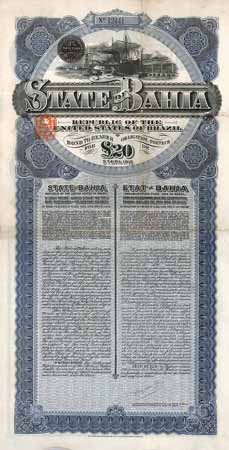 State of Bahia 5 % Gold Loan of 1913