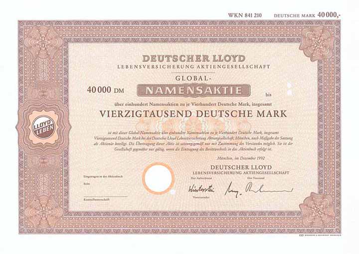 Deutscher Lloyd Lebensversicherung AG