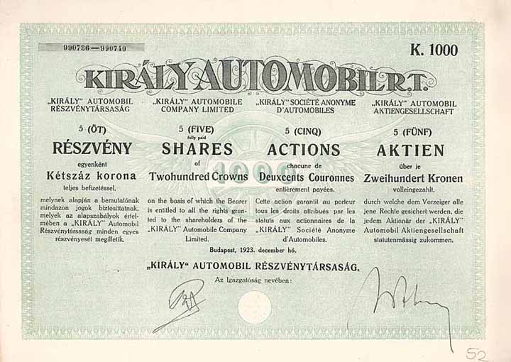 Király Automobil AG