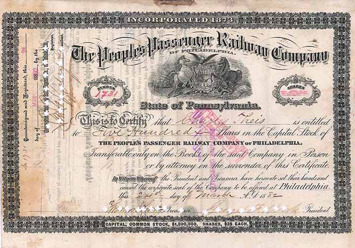 People’s Passenger Railway Co. of Philadelphia