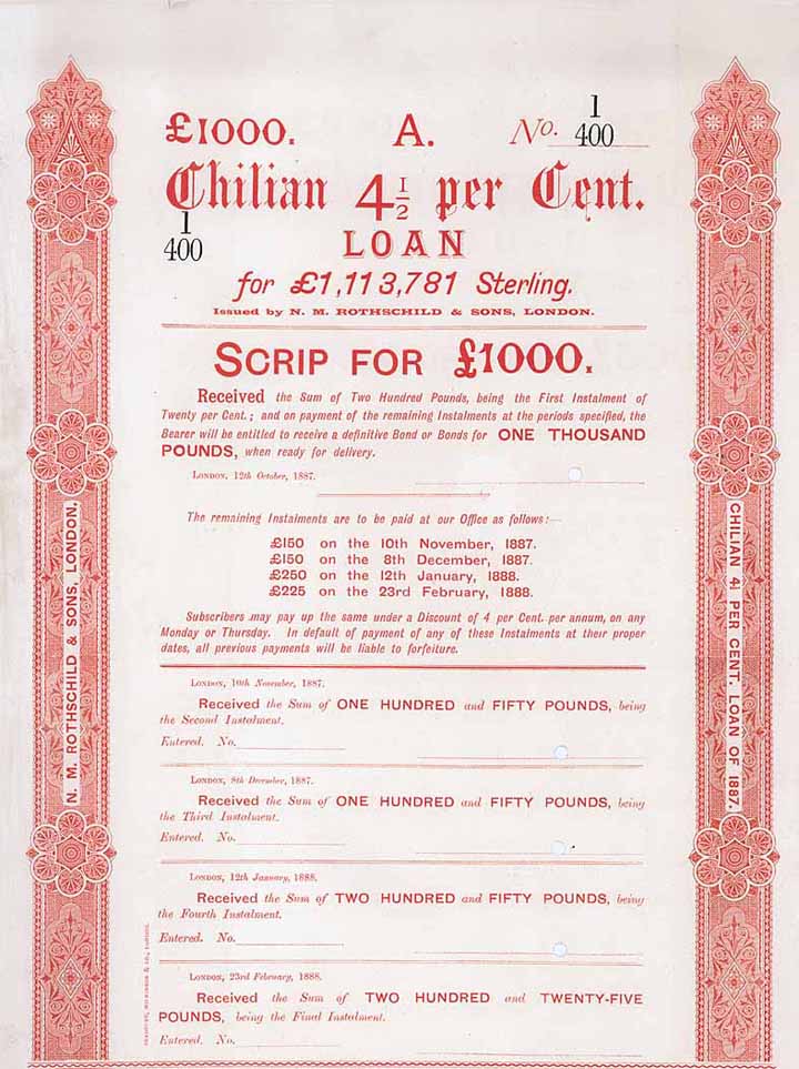 Republik Chile - Chilian 4,5 % Loan