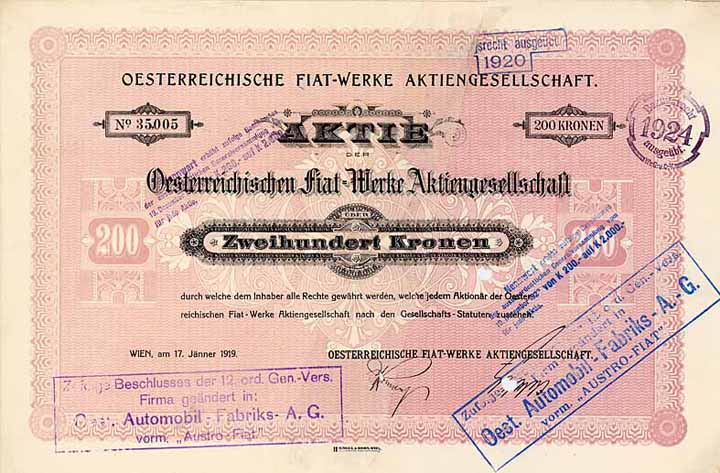 Oesterreichische Fiat-Werke AG