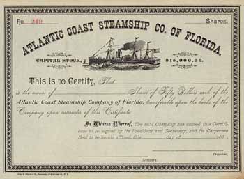 Atlantic Coast Steamship Co. of Florida