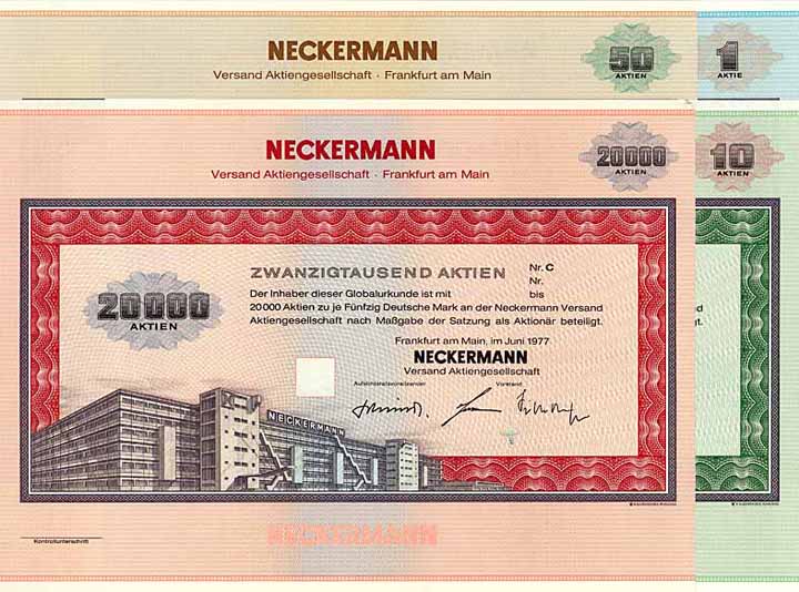 Neckermann Versand AG (4 Stücke)