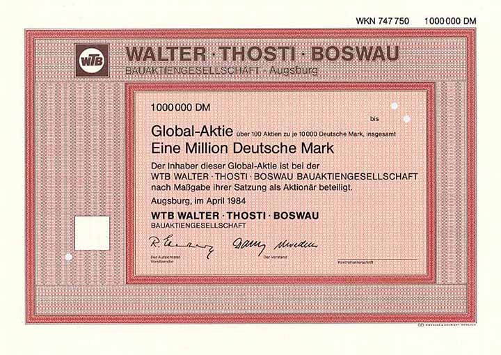 WTB Walter Thosti Boswau Bau-AG