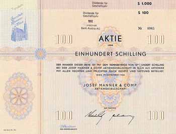Josef Manner & Comp. AG (2 Stücke)