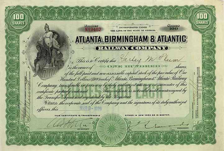 Atlanta, Birmingham & Atlantic Railway