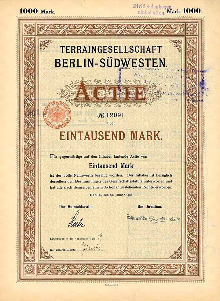 Terraingesellschaft Berlin-Südwesten