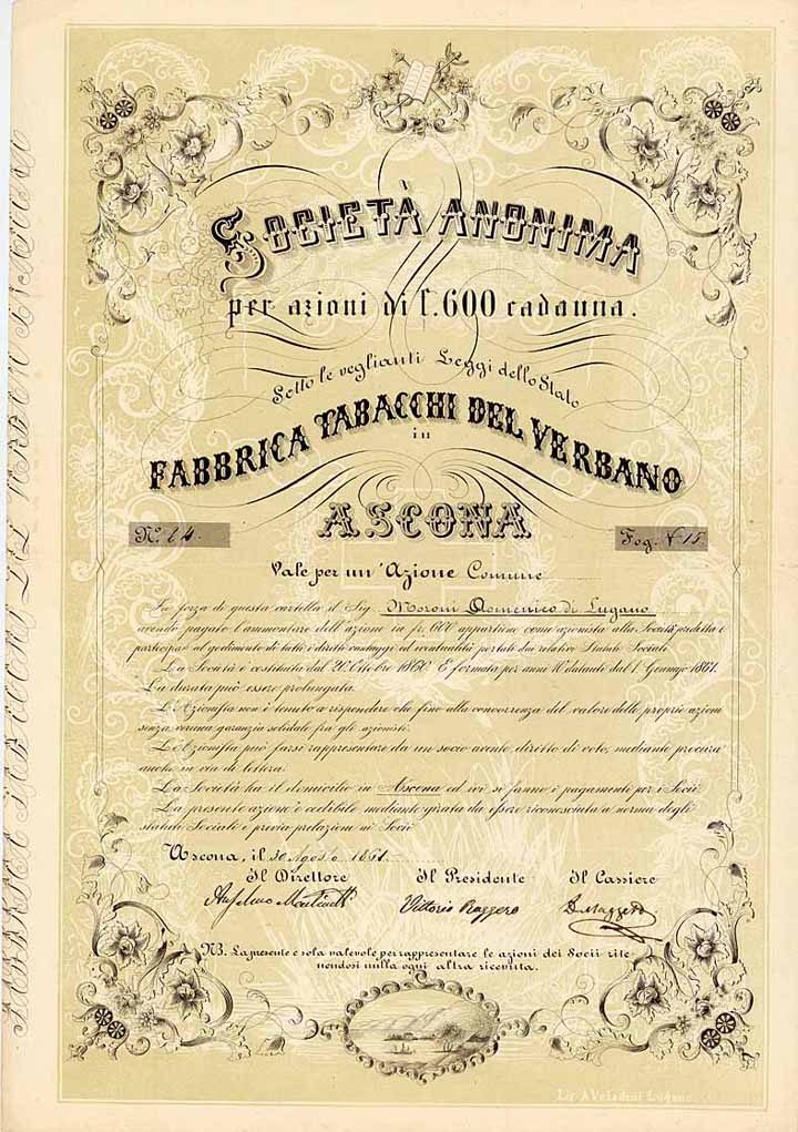 S.A. Fabbrica Tabacchi del Verbano