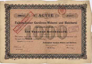 Falkensteiner Gardinen-Weberei und Bleicherei