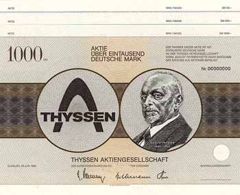 Thyssen AG (3 Stücke)