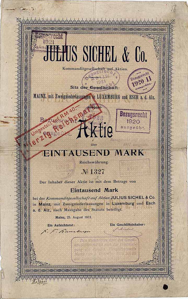 Julius Sichel & Co. KGaA