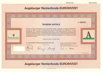 Augsburger Rentenfonds-EUROINVEST