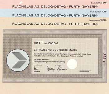 Flachglas AG Delog-Detag (3 Stücke)