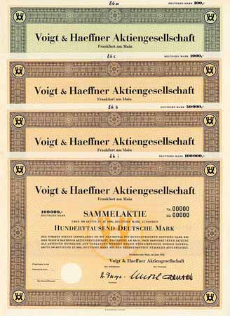 Voigt & Haeffner AG (5 Stücke)