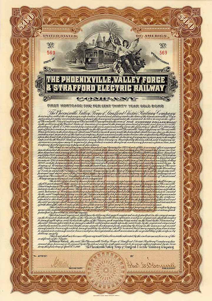 Phoenixville, Valley Forge & Strafford Electric Railway