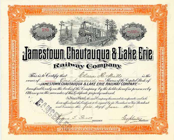 Jamestown, Chautauqua & Lake Erie Railway