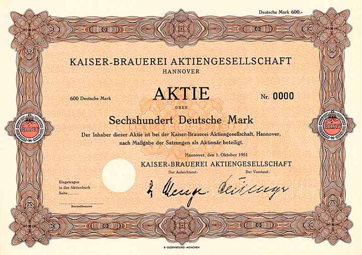 Kaiser-Brauerei AG