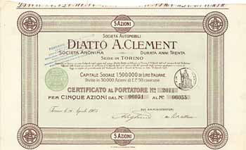 Societa Automobili Diatto A. Clement S.A.