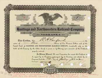 Hastings & Northwestern Railroad