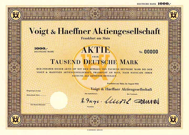 Voigt & Haeffner AG