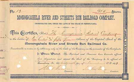 Monongahela River & Streets Run Railroad