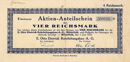 E. Otto Dietrich Rohrleitungsbau-AG