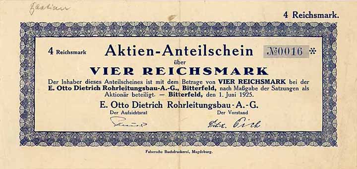 E. Otto Dietrich Rohrleitungsbau-AG