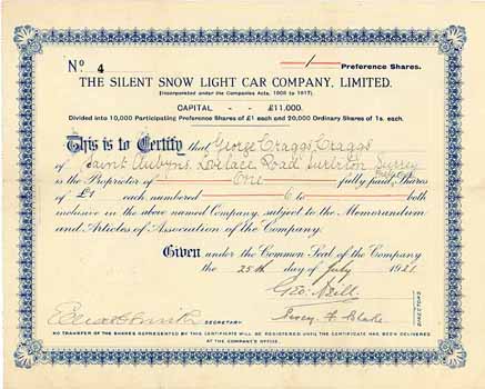Silent Snow Light Car Company Ltd.