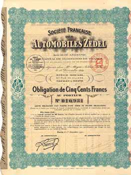 Soc. Francaise des Automobiles Zedel