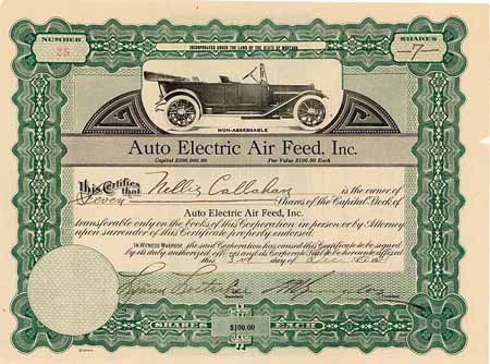 Auto Electric Air Feed, Inc.