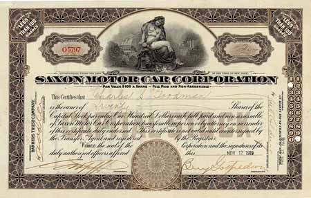 Saxon Motor Car Corp.