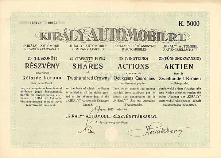 Király Automobil AG