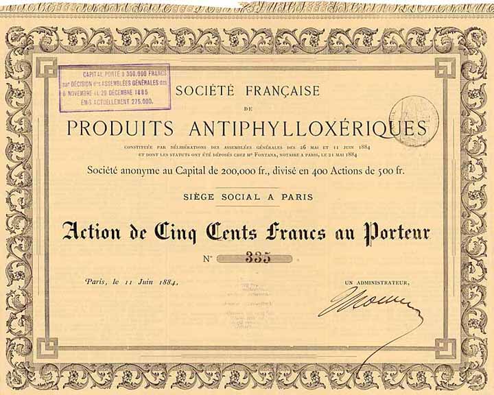 Soc. Francaise de Produits Antiphylloxeriques