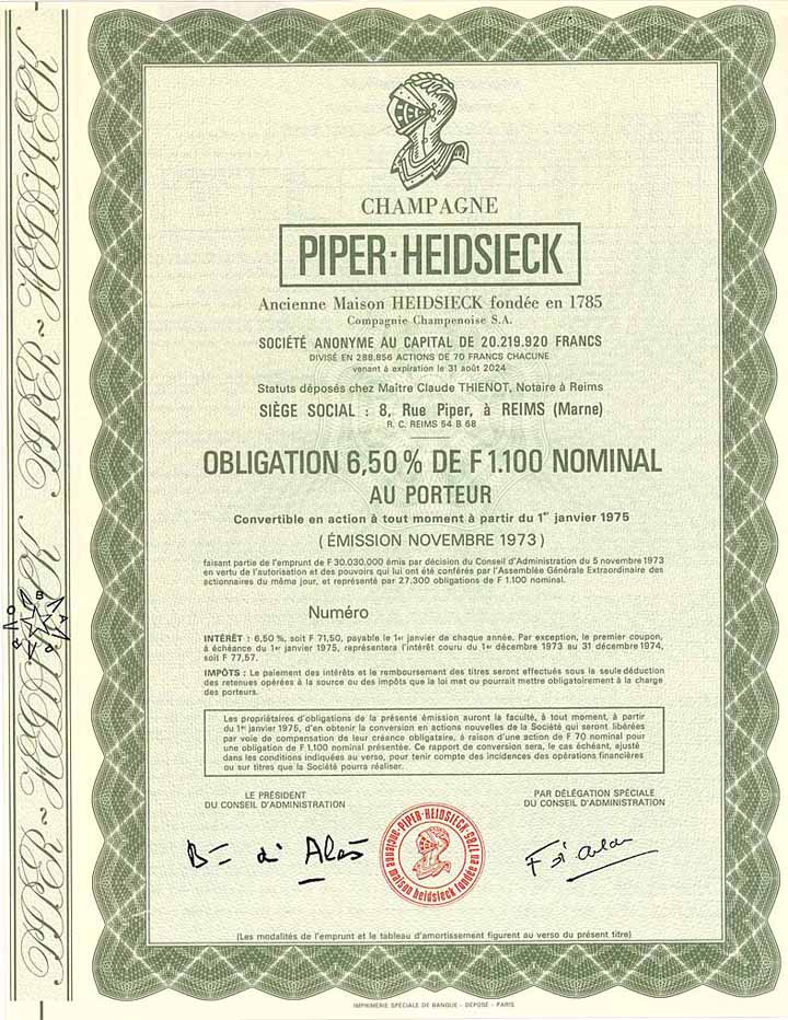 Champagne Piper-Heidsieck