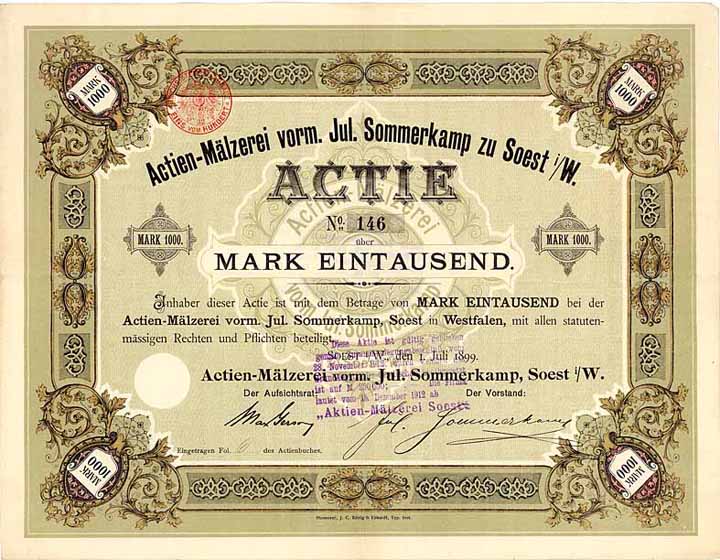 Actien-Mälzerei vorm. Jul. Sommerkamp