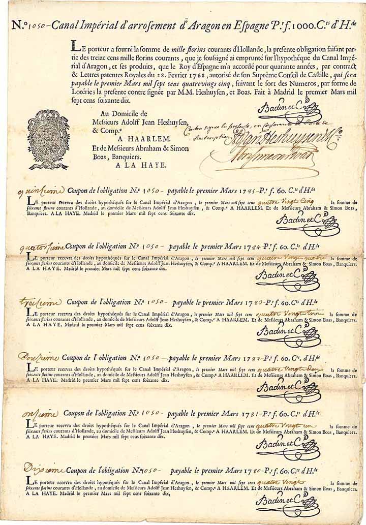 Canal Impérial d‘arrosement d‘Aragon en Espagne