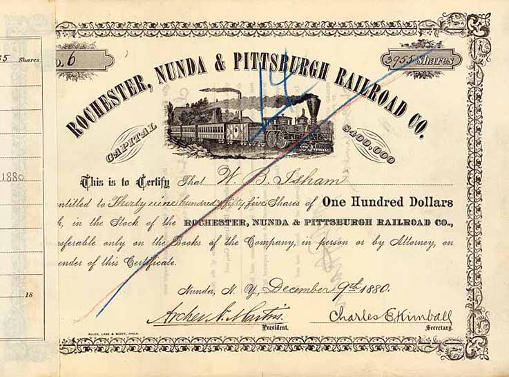 Rochester, Nunda & Pittsburgh Railroad