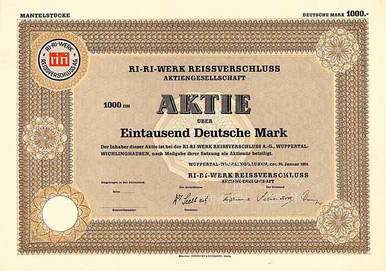 Ri-Ri-Werk Reißverschluß-AG